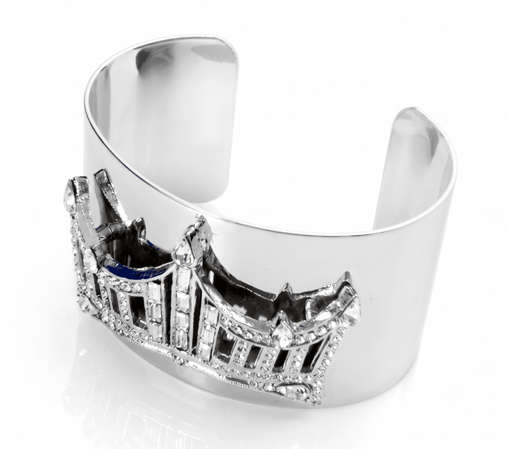 Rhinestone Crown Wrist Cuff - Schoppy&
