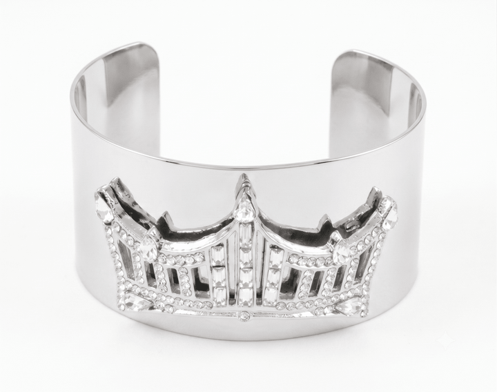 Rhinestone Crown Wrist Cuff - Schoppy&