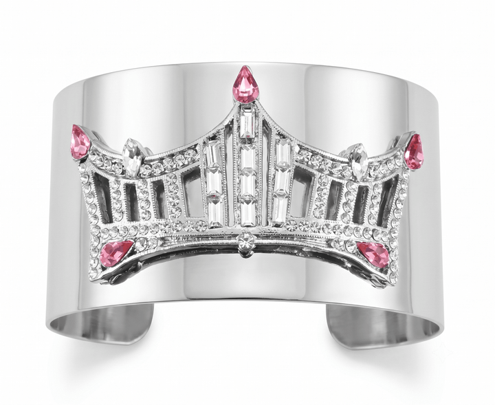 Rhinestone Crown Wrist Cuff - Schoppy&