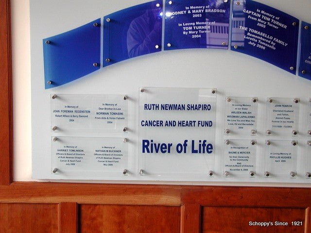 RNS River Of Life Donor Wall - Schoppy's Since 1921