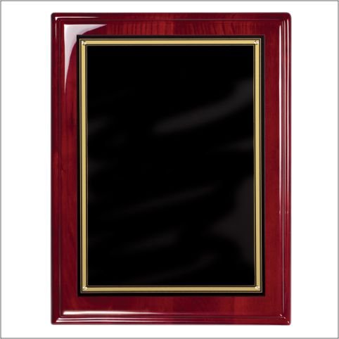 Rosewood Gold Border Plaque - Schoppy's Since 1921