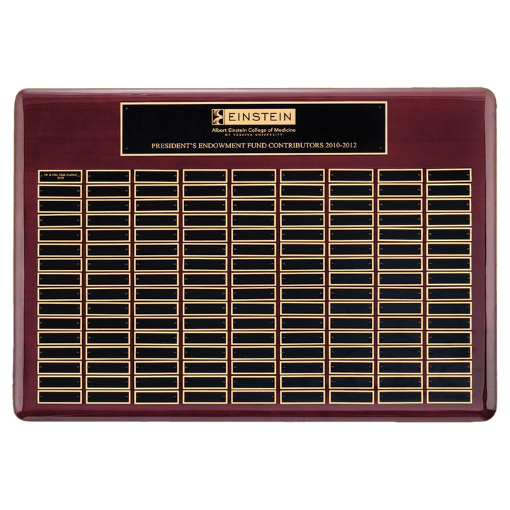 Rosewood Perpetual plaque - 11 Sizes - Schoppy's Since 1921