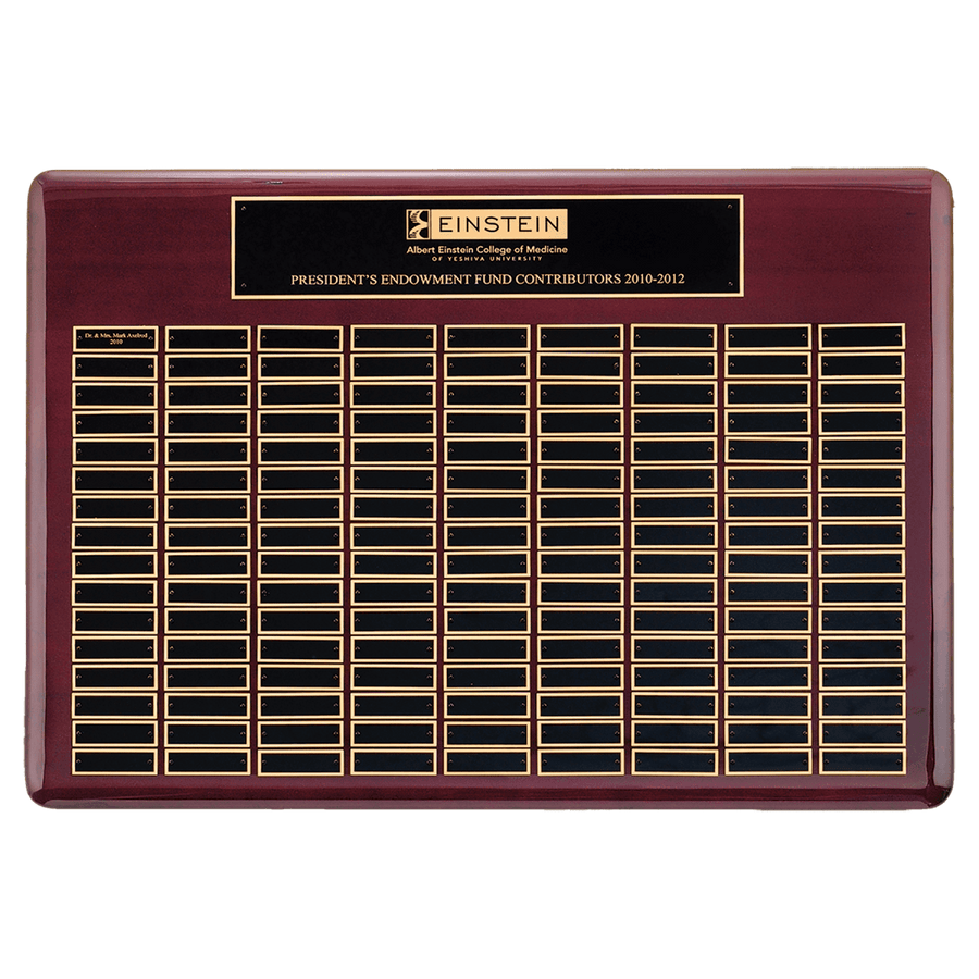 Rosewood Perpetual plaque - 11 Sizes - Schoppy's Since 1921