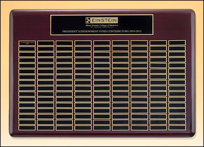 Rosewood Perpetual plaque - Available in 11 Plate Combinations - Schoppy's Since 1921