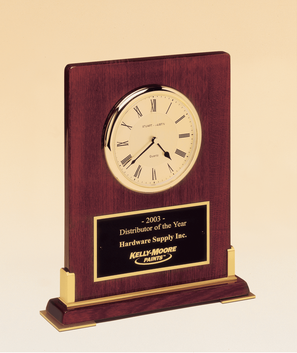 Rosewood Piano - Finish Desktop Clock - Schoppy's Since 1921