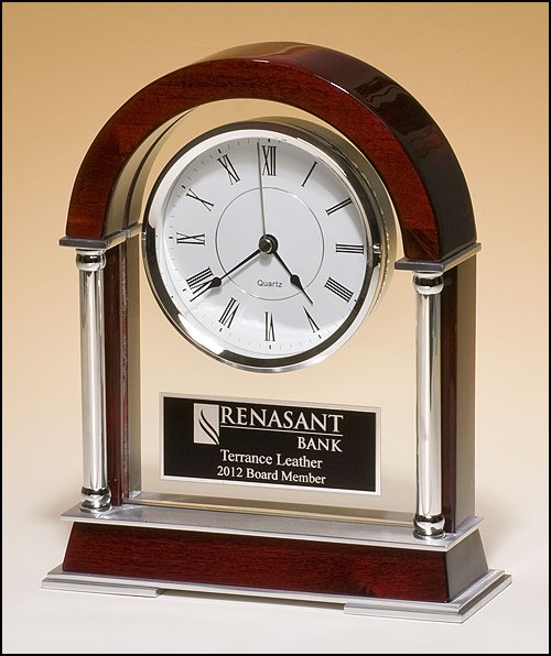 Rosewood Piano Finish Mantle Clock - Schoppy's Since 1921