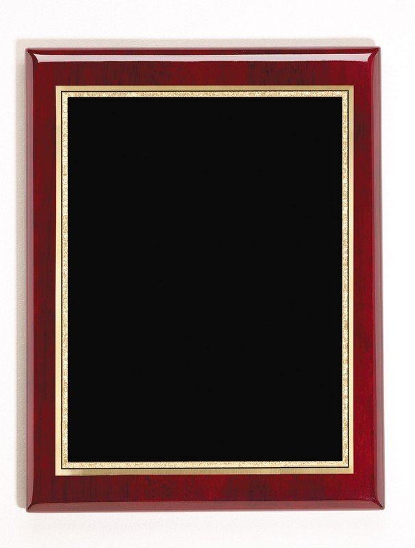 Rosewood Plaque with Black Laser Plate SP662 9x12 - Schoppy's Since 1921