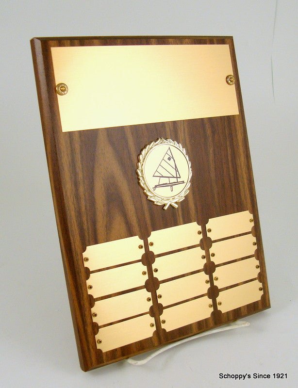 Sailboat Logo Perpetual Plaque - Schoppy's Since 1921