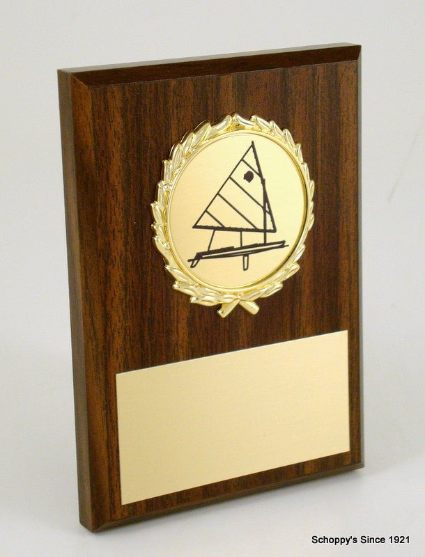 Sailboat Logo Plaque - Schoppy's Since 1921