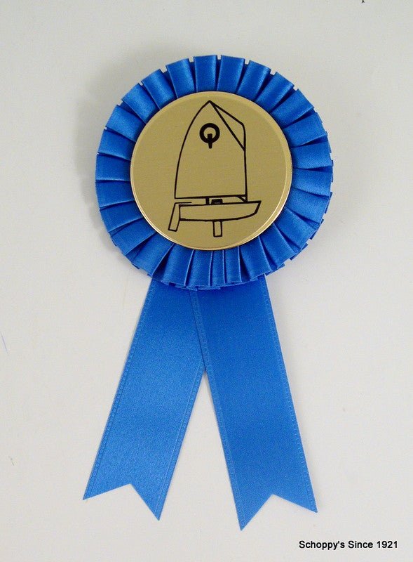 Sailboat Logo Rosette Ribbon - Schoppy's Since 1921