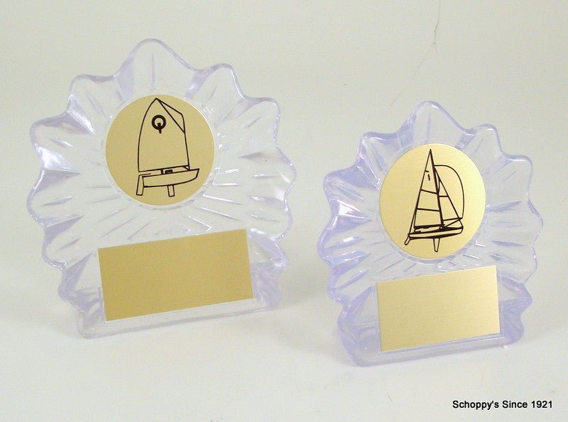 Sailboat Logo Shell Acrylic - Schoppy's Since 1921