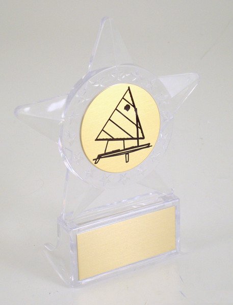 Sailboat Logo Star Acrylic - Schoppy's Since 1921