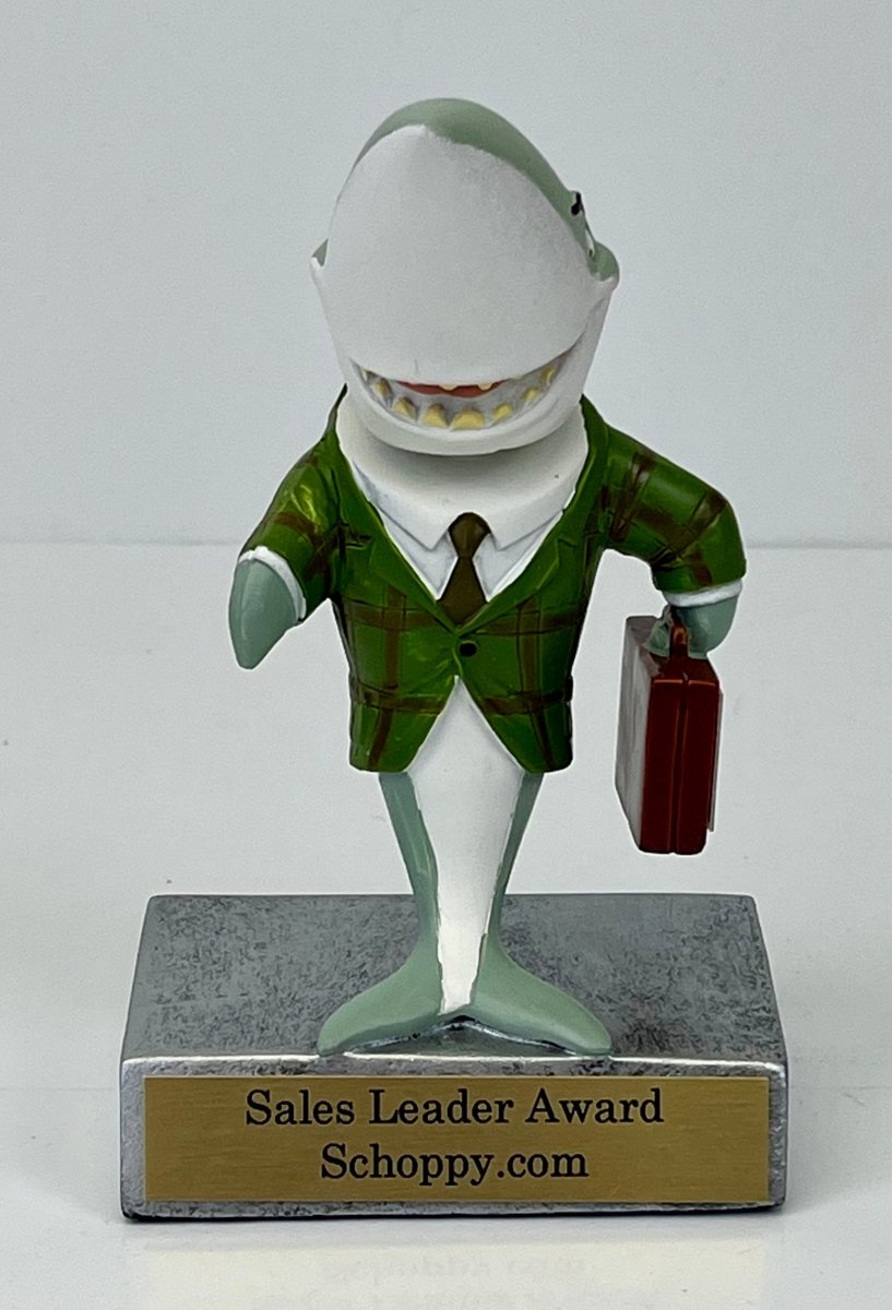 Sales Shark - Bobblehead Resin Trophy - Schoppy's Since 1921