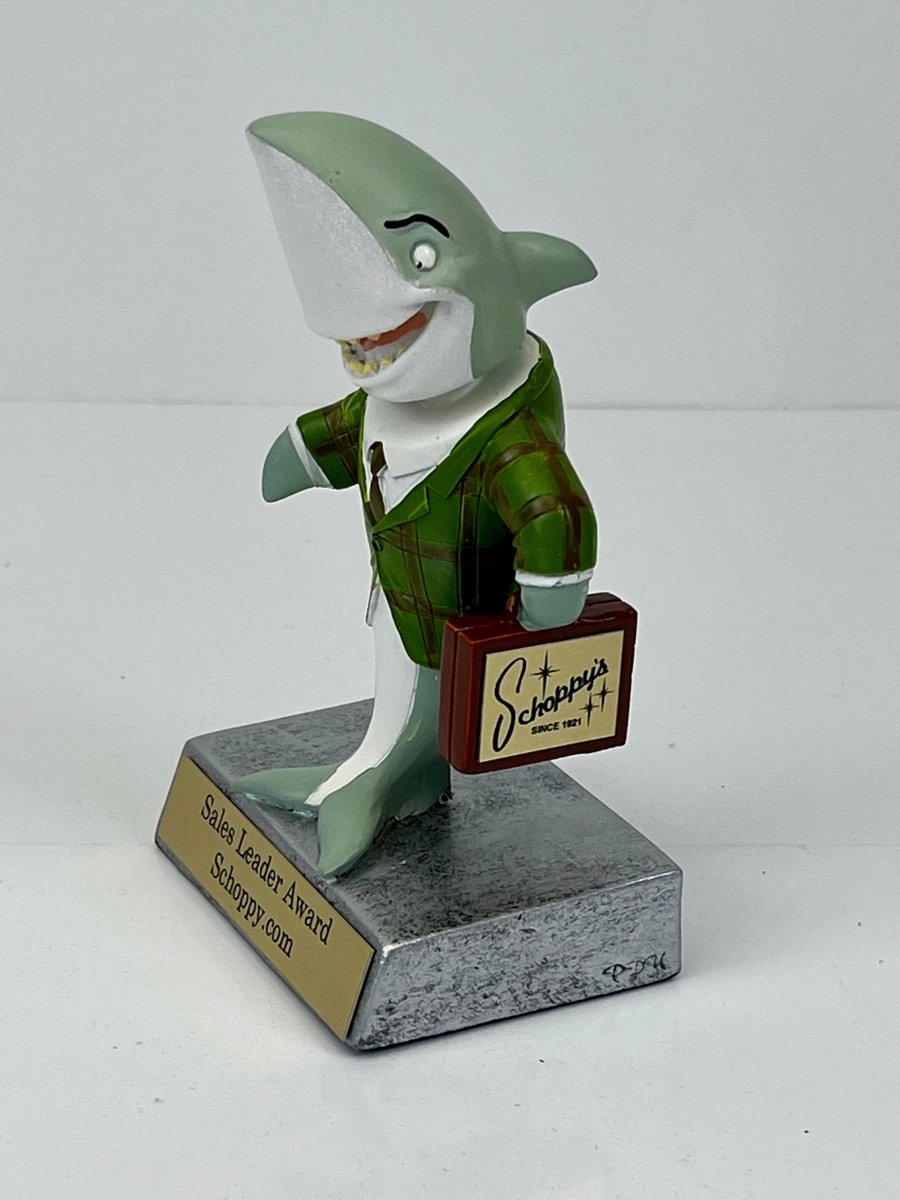 Sales Shark - Bobblehead Resin Trophy - Schoppy's Since 1921