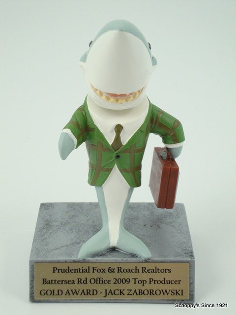 Sales Shark - Bobblehead Resin Trophy-Trophies-Schoppy's Since 1921