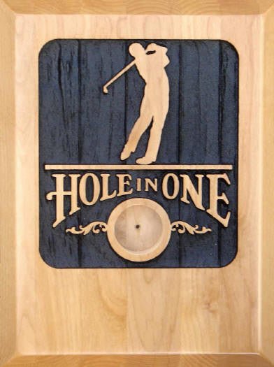 Sandcarved Hole In One Plaque - Schoppy's Since 1921