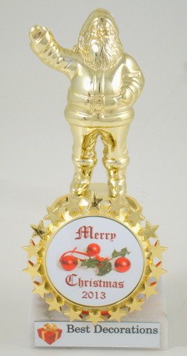 Santa Trophy with Christmas Logo-Trophies-Schoppy's Since 1921