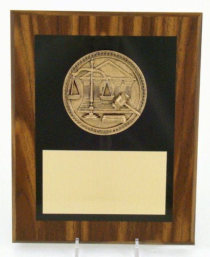 Scales of Justice Plaque - Schoppy&