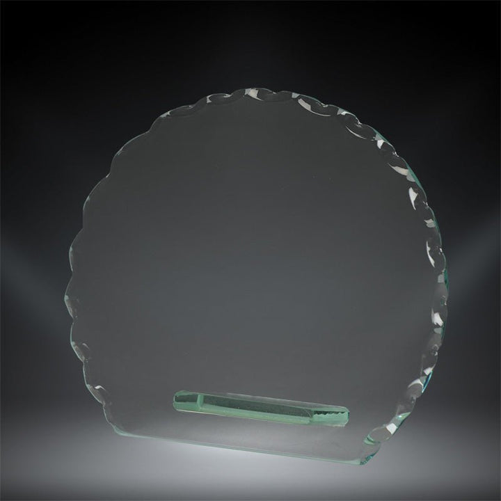 Scallop Circle Glass Award - Schoppy's Since 1921