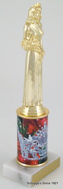 Schoppy Pageants Custom Column Trophy - Schoppy's Since 1921