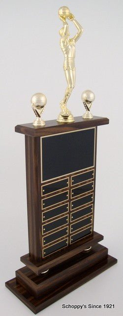 Side View of A large Basketball Perpetual Trophy by Schoppy&
