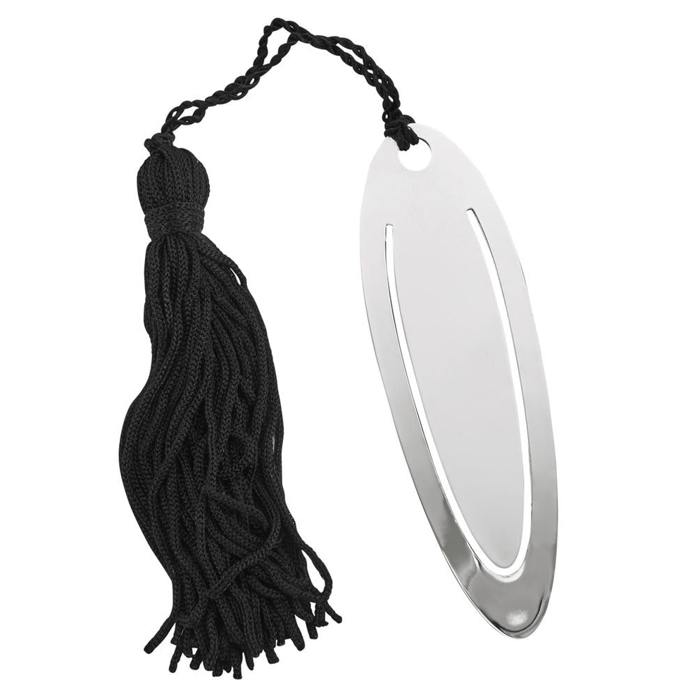 Silver Oval Shaped Bookmark - Schoppy's Since 1921