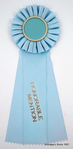 Single Custom Place Large Rosette Ribbon - Schoppy's Since 1921