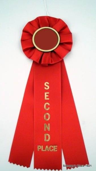 Single Custom Place Large Rosette Ribbon - Schoppy's Since 1921