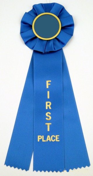 Single Custom Place Large Rosette Ribbon - Schoppy's Since 1921