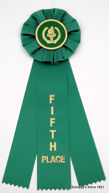 Single Large Rosette Ribbons - First thru Sixth, Honorable Mention, Best of Show - Schoppy's Since 1921