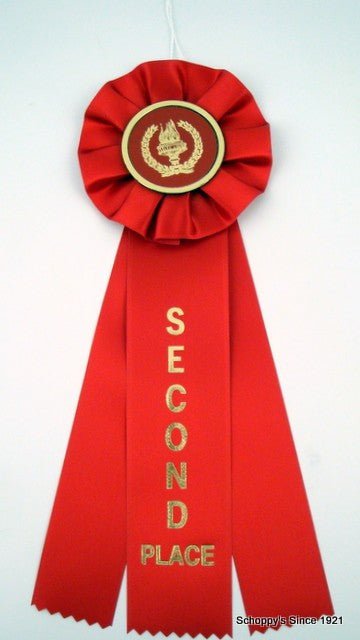 Single Large Rosette Ribbons - First thru Sixth, Honorable Mention, Best of Show - Schoppy's Since 1921