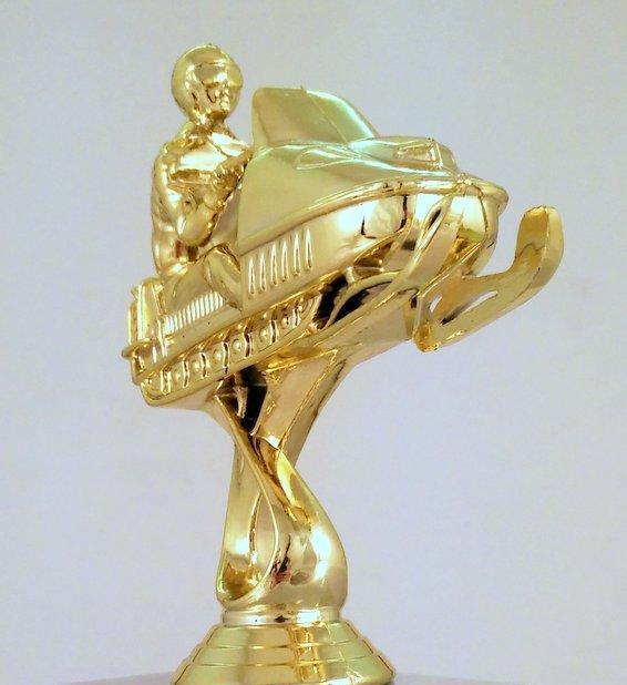 Snow Mobile Custom Column Trophy - Schoppy's Since 1921