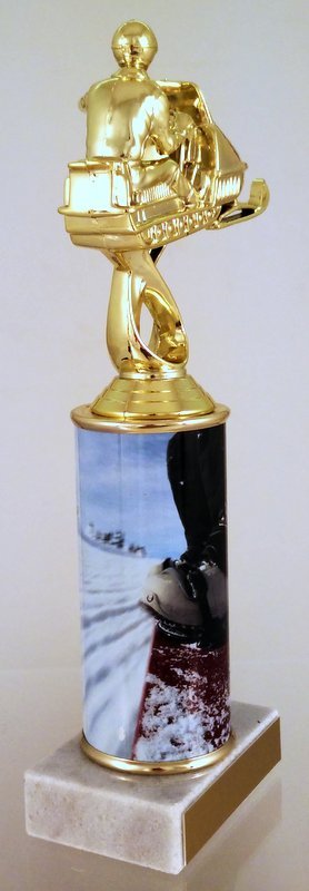 Snow Mobile Custom Column Trophy - Schoppy's Since 1921