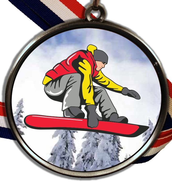 Snowboarding Logo Medal - Schoppy's Since 1921