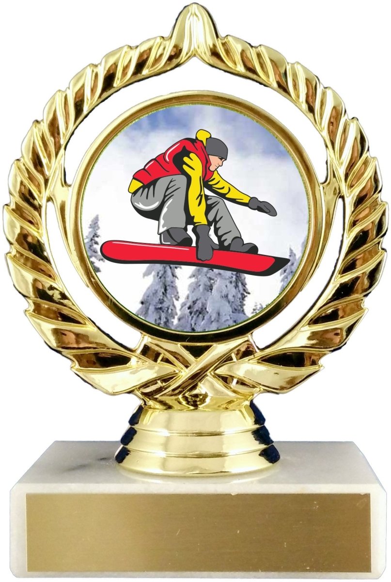 Snowboarding Logo Trophy - Schoppy's Since 1921