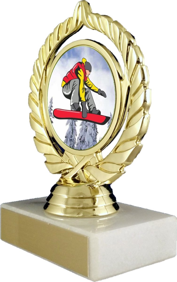 Snowboarding Logo Trophy - Schoppy's Since 1921