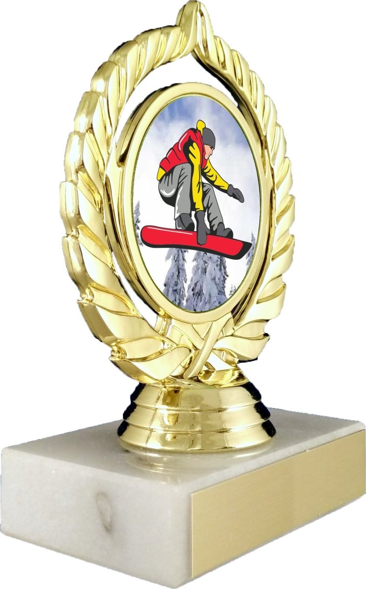 Snowboarding Logo Trophy - Schoppy's Since 1921