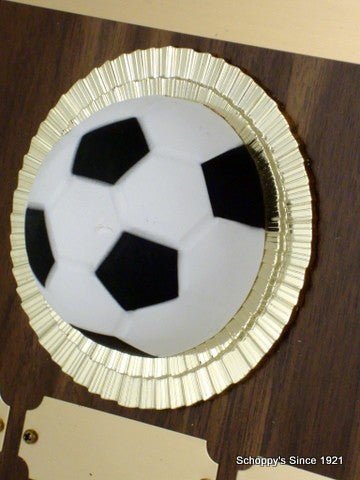 Soccer Ball Perpetual Plaque - 12 plate - 9 x 12 - Schoppy's Since 1921