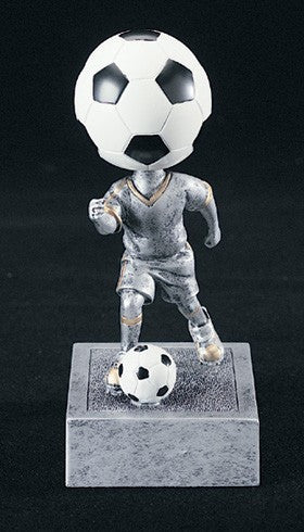 Soccer Bobblehead Resin Trophy - Schoppy's Since 1921