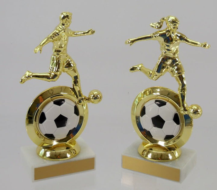 Soccer Logo Insert Figure Trophy - Schoppy's Since 1921