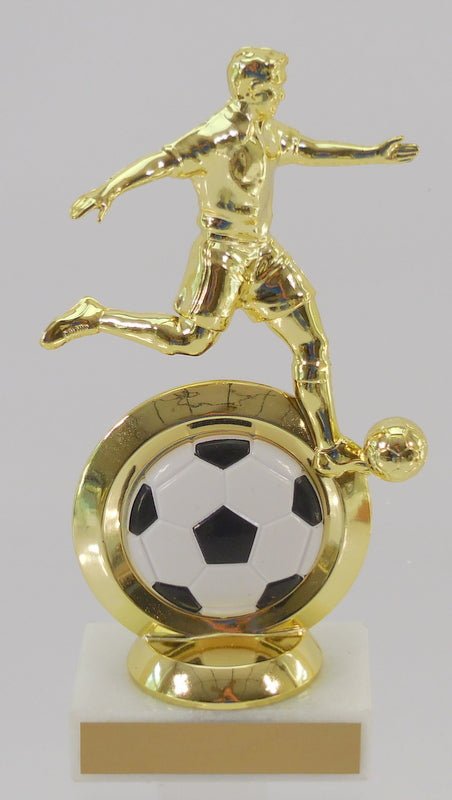 Soccer Logo Insert Figure Trophy - Schoppy's Since 1921