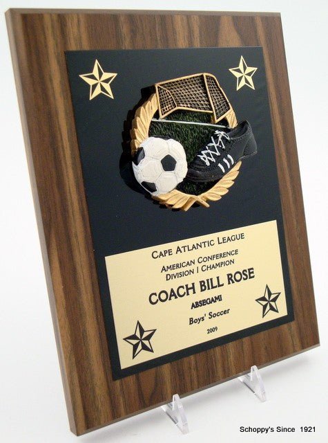 Soccer Plaque 8 x 10 - Schoppy's Since 1921