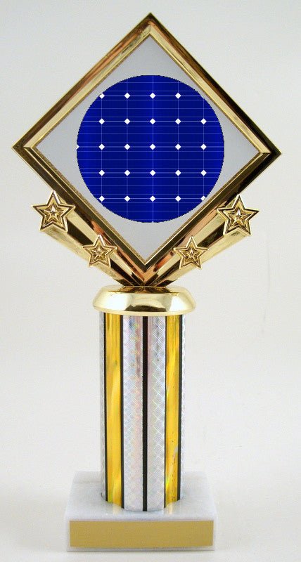 Solar Panel Diamond Star Column Trophy-Trophy-Schoppy's Since 1921