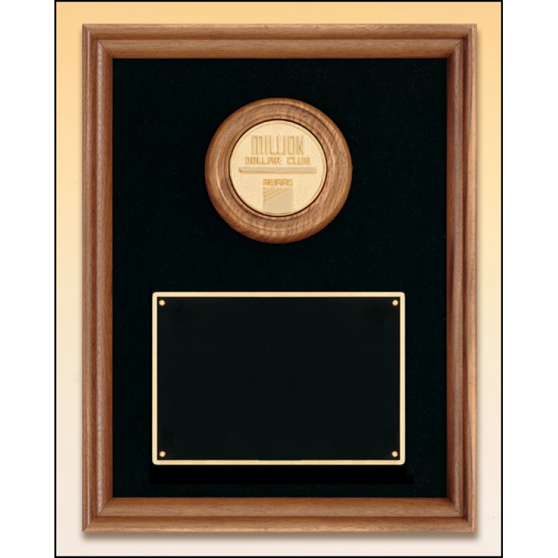 Solid American Walnut Frame with Cast Medallion - Schoppy's Since 1921