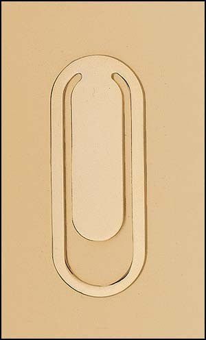 Solid Brass Gold Plated Bookmark - Schoppy's Since 1921