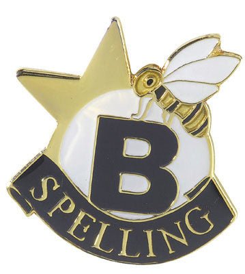 Spelling Bee Achievement Lapel Pins - Schoppy's Since 1921