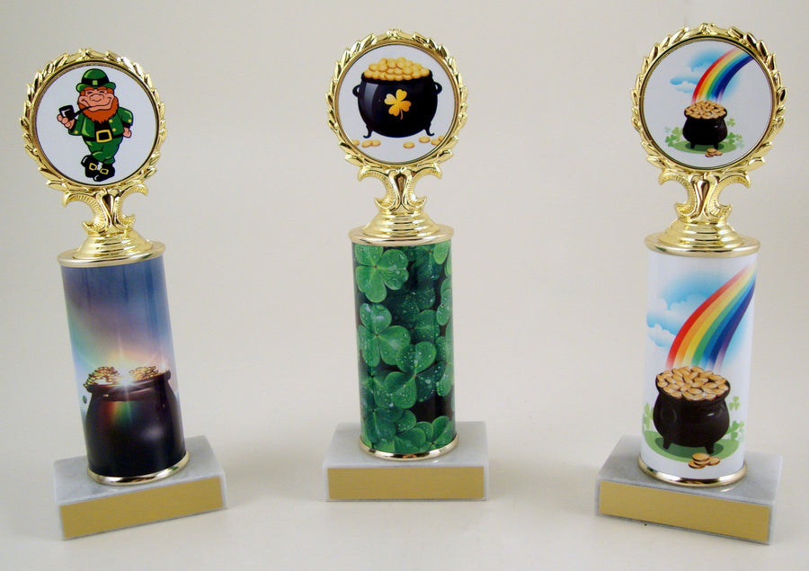 St. Patrick's Day Custom Roll Column Trophy-Trophies-Schoppy's Since 1921