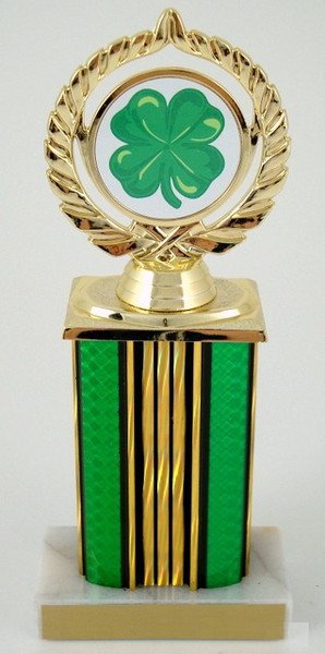 St. Patrick's Day Logo Column Trophy - Schoppy's Since 1921