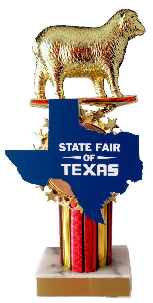 State Fair Animal Trophy With State Cutout - Schoppy's Since 1921