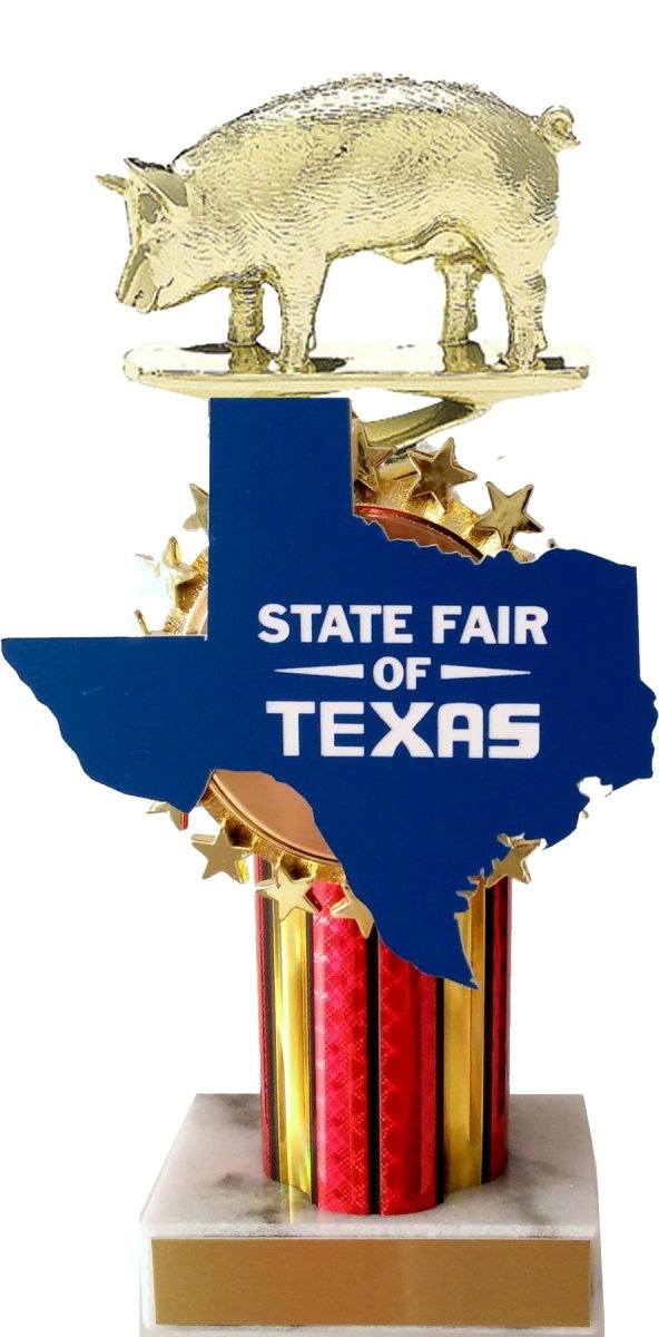 State Fair Animal Trophy With State Cutout - Schoppy's Since 1921